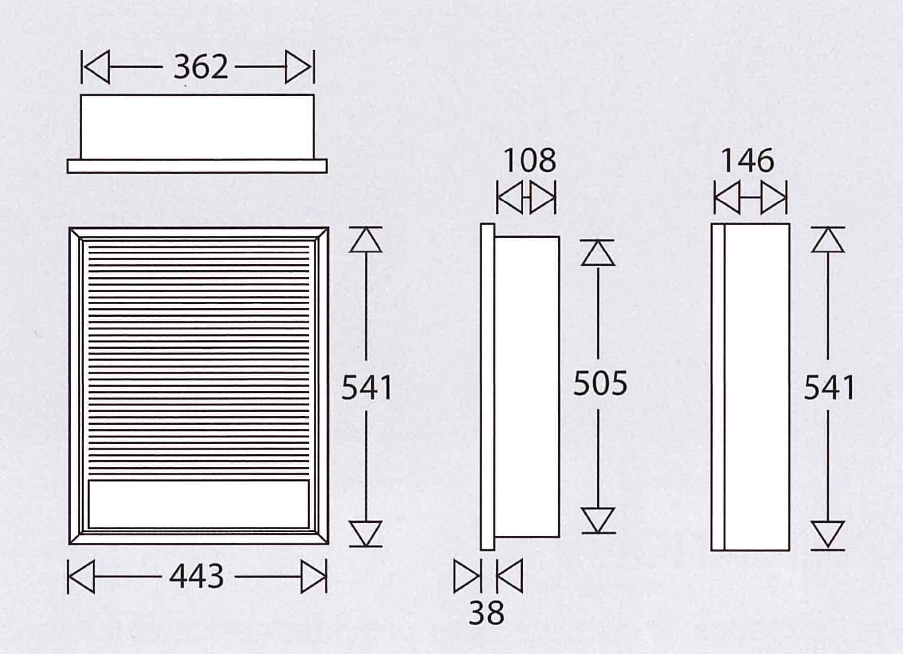 CHDA Dimensions