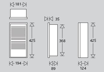 CWD dimensions