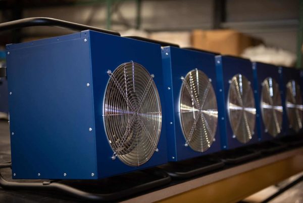Electric Fan Unit Heaters in factory