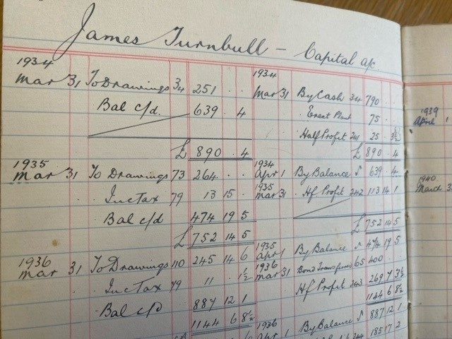 James Turnbull first record and shows first year profits